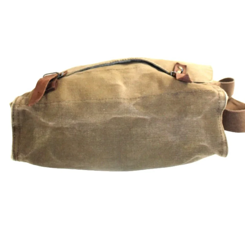 Rothco Desert Drab Heavyweight Canvas Leather Accent Cross Body Messenge… - Picture 6 of 11